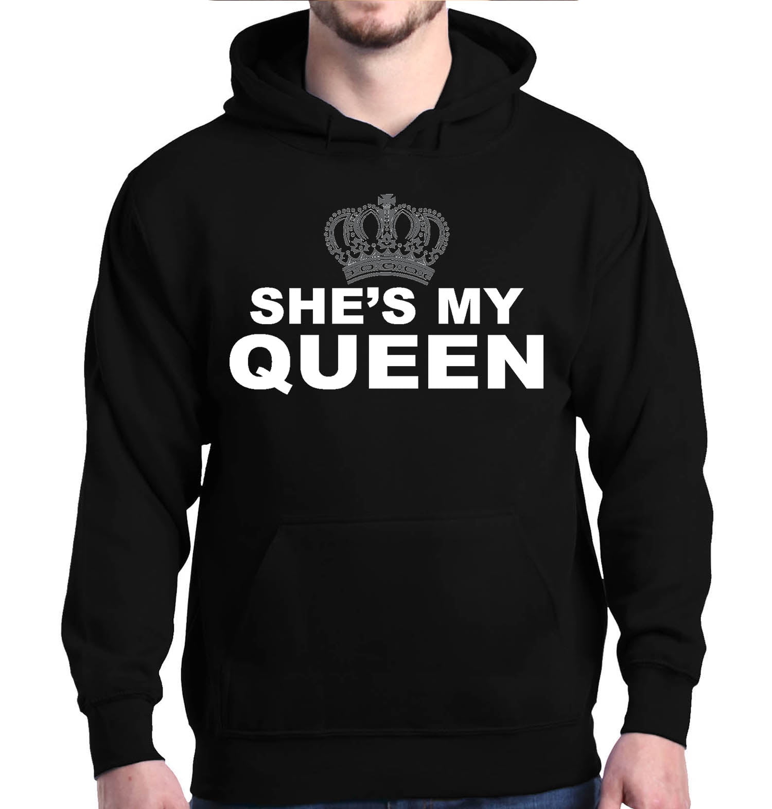 Matching Hoodies He My King She My Queen Hoodies Queen Pullis