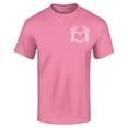 thumbnail image 1 of Shop4Ever Men's Skeleton Heart Hands Pocket Size Graphic T-shirt XX-Large Azalea Pink, 1 of 5