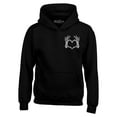 thumbnail image 1 of Shop4Ever Men's Skeleton Heart Hands Pocket Size Hooded Sweatshirt Hoodie XXXXX-Large Black, 1 of 5