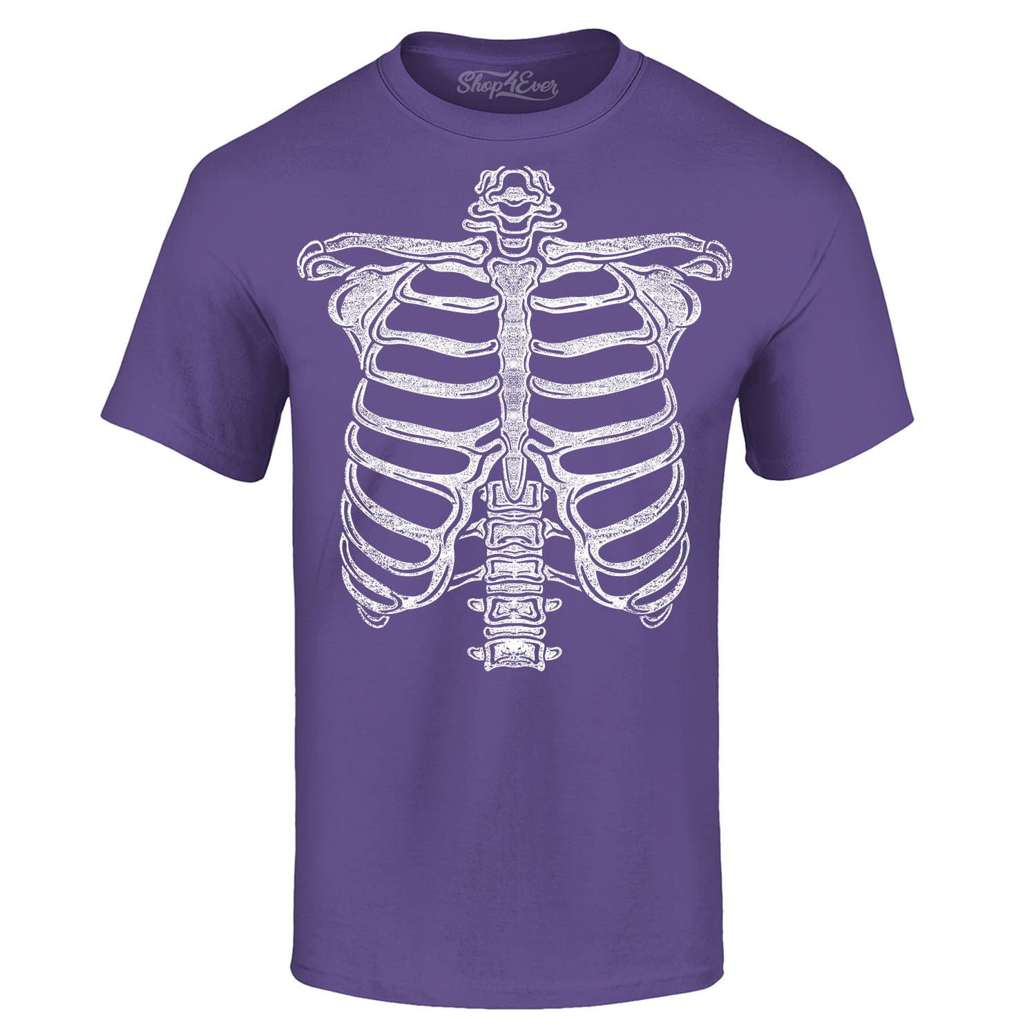 Costume Skeleton Shirt Unisex Skeleton T-shirt Halloween 