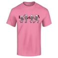 thumbnail image 1 of Shop4Ever Men's Skeletons With Pink Ribbons Graphic T-shirt XXX-Large Azalea Pink, 1 of 5