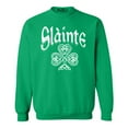 thumbnail image 1 of Shop4Ever Men's Slainte Celtic Knot Irish Scotish Toast Cheers Crewneck Sweatshirt XX-Large Irish Green, 1 of 5