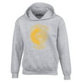 thumbnail image 1 of Shop4Ever Men's Sunflower Gold Ribbon  Hooded Sweatshirt Hoodie Large Sports Grey, 1 of 5