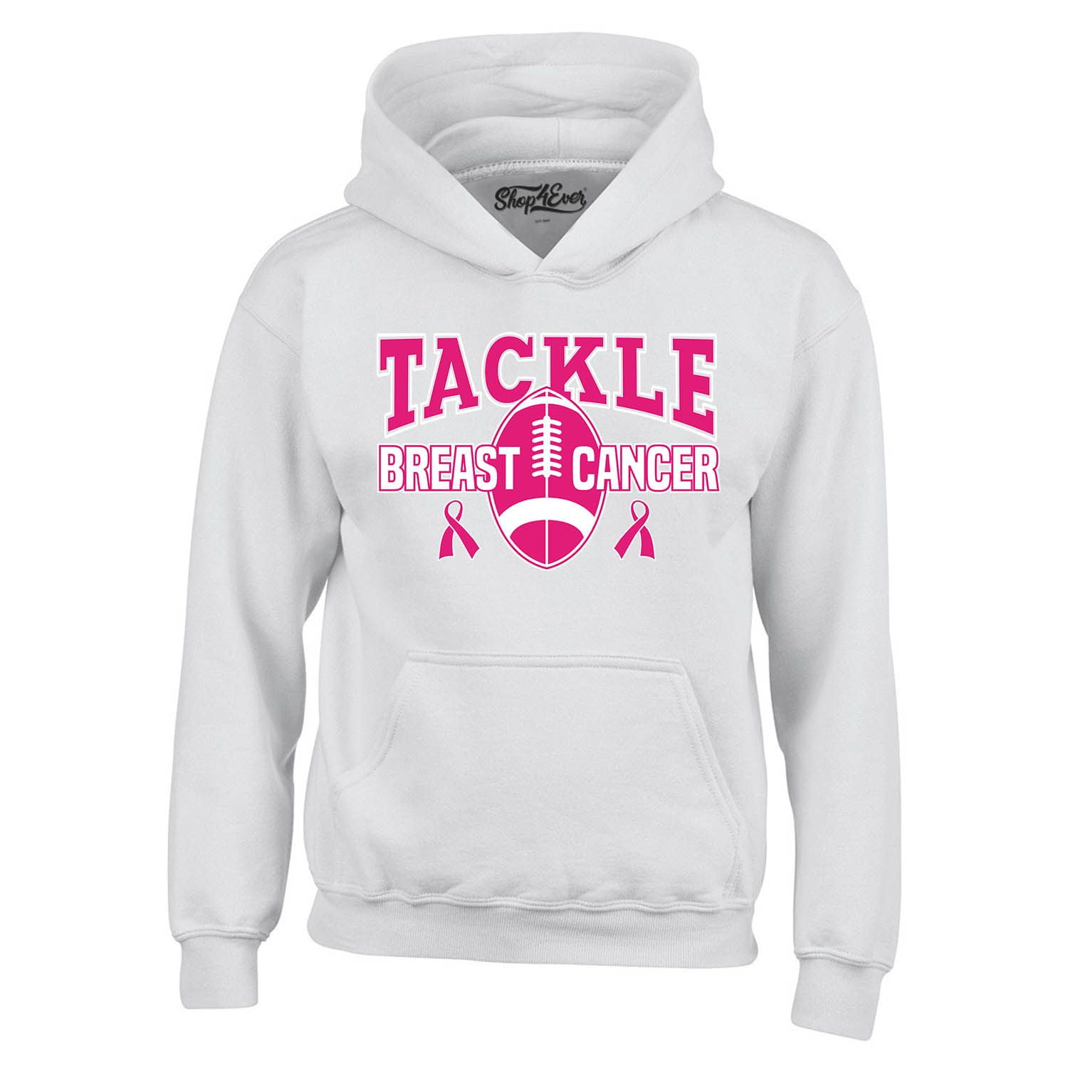 Tackle Breast Cancer Awareness Hoodie Sweatshirts 