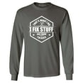thumbnail image 1 of Shop4Ever Men's That's What I Do I Fix Stuff And I Know Things Handyman Mechanic Long Sleeve Shirt Small Charcoal, 1 of 5