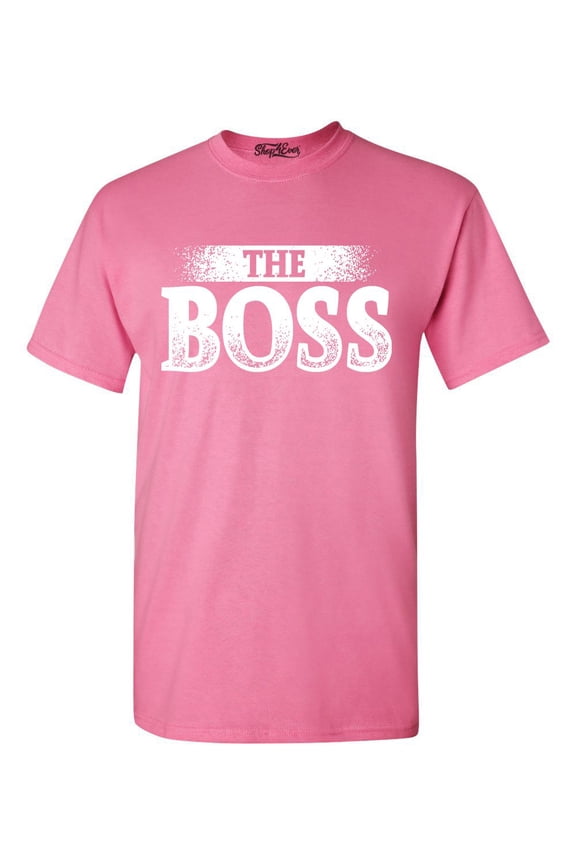 Men's The Boss Graphic T-shirt XX-Large Azalea Pink