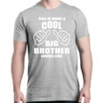 thumbnail image 1 of Shop4Ever Men's This Is What A Cool Big Brother Looks Like Graphic T-shirt XX-Large Sports Grey, 1 of 5