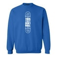 thumbnail image 1 of Shop4Ever Men's This is How I Roll Skateboard Funny Skateboarding Crewneck Sweatshirt XXX-Large Royal Blue, 1 of 5