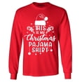 thumbnail image 1 of Shop4Ever Men's This is My Christmas Pajama Shirt  Long Sleeve Shirt X-Large Red, 1 of 5
