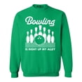 thumbnail image 1 of Shop4Ever Men's  This is My Spare Shirt Funny Bowling Crewneck Sweatshirt Medium Irish Green, 1 of 5