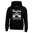 thumbnail image 1 of Shop4Ever Men's  This is My Spare Shirt Funny Bowling Hooded Sweatshirt Hoodie Small Black, 1 of 5