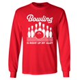 thumbnail image 1 of Shop4Ever Men's  This is My Spare Shirt Funny Bowling Long Sleeve Shirt XX-Large Red, 1 of 5