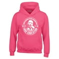 thumbnail image 1 of Shop4Ever Men's True Education Inspiring Quote Martin Luther King Jr.  Hooded Sweatshirt Hoodie Large Heliconia Pink, 1 of 5