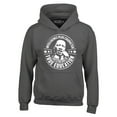 thumbnail image 1 of Shop4Ever Men's True Education Inspiring Quote Martin Luther King Jr.  Hooded Sweatshirt Hoodie X-Large Charcoal, 1 of 5