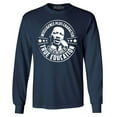 thumbnail image 1 of Shop4Ever Men's True Education Inspiring Quote Martin Luther King Jr.  Long Sleeve Shirt Small Navy, 1 of 5