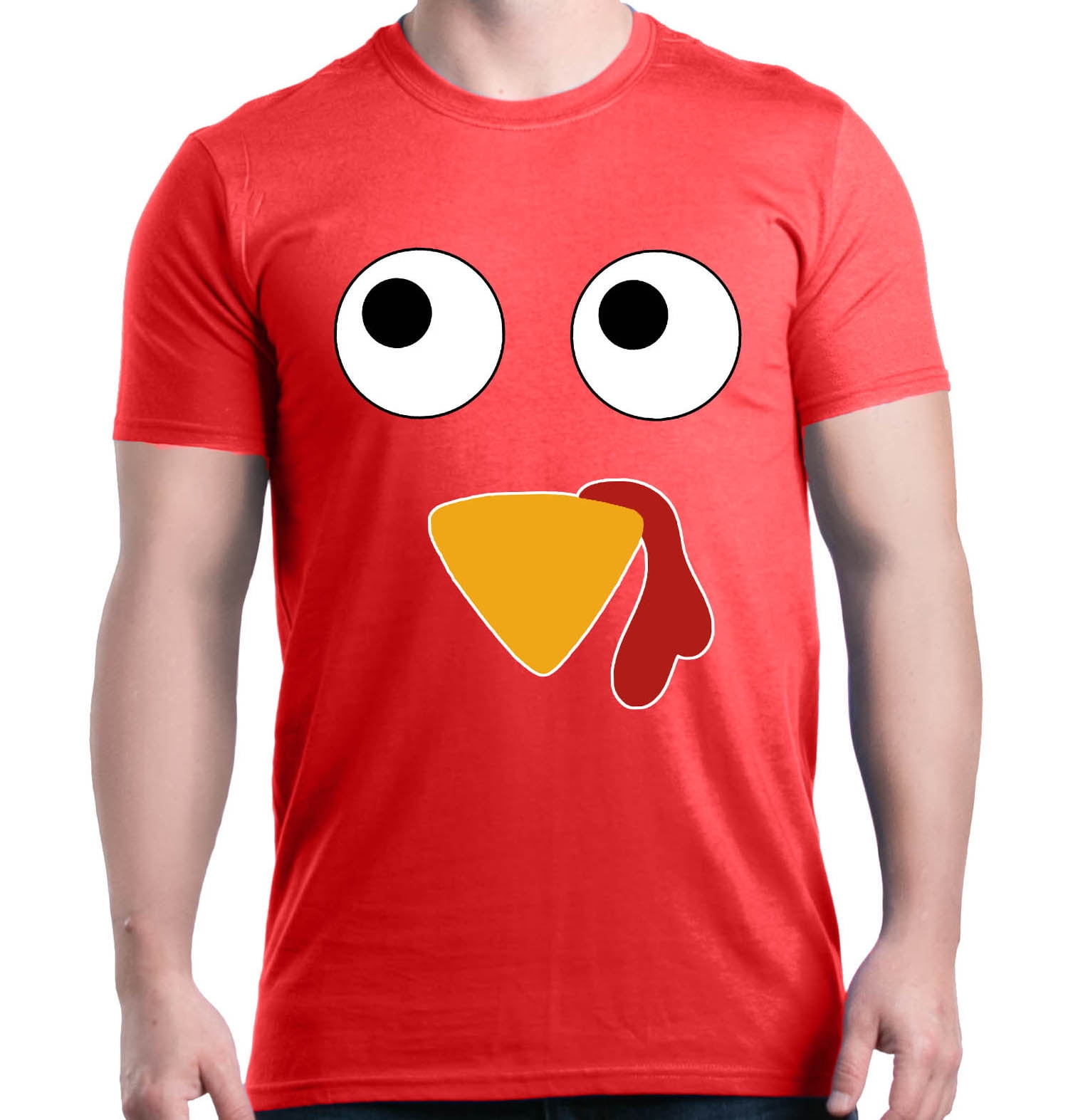 Shop4Ever Men's Turkey Face Thanksgiving Graphic T-shirt XXX-Large Royal  Blue - Walmart.com