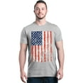 thumbnail image 1 of Shop4Ever Men's United States of America Flag USA 4th of July Graphic T-shirt Large Sports Grey, 1 of 5