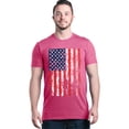 thumbnail image 1 of Shop4Ever Men's United States of America Flag USA 4th of July Graphic T-shirt XXX-Large Azalea Pink, 1 of 5