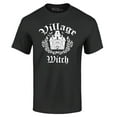 thumbnail image 1 of Shop4Ever Men's Village Witch Spooky Halloween Witches Graphic T-shirt XX-Large Black, 1 of 5