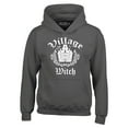 thumbnail image 1 of Shop4Ever Men's Village Witch Spooky Halloween Witches Hooded Sweatshirt Hoodie XXX-Large Charcoal, 1 of 5