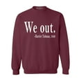 thumbnail image 1 of Shop4Ever Men's We Out. Harriet Tubman, 1849 Crewneck Sweatshirt Large Maroon, 1 of 5