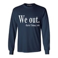 thumbnail image 1 of Shop4Ever Men's We Out. Harriet Tubman, 1849 Long Sleeve Shirt Medium Navy, 1 of 5
