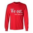 thumbnail image 1 of Shop4Ever Men's We Out. Harriet Tubman, 1849 Long Sleeve Shirt Small Red, 1 of 5