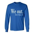 thumbnail image 1 of Shop4Ever Men's We Out. Harriet Tubman, 1849 Long Sleeve Shirt Small Royal Blue, 1 of 5
