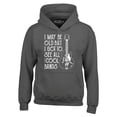 thumbnail image 1 of Shop4Ever Men's Weapons of Mass Percussion Drumsticks Drummer Hooded Sweatshirt Hoodie Small Charcoal, 1 of 5