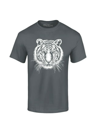 Stüssy Tiger-Print Short-Sleeve Shirt - Black