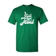 thumbnail image 1 of Shop4Ever Men's Y'all Need Jesus Graphic T-shirt XXX-Large Kelly, 1 of 5