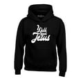 thumbnail image 1 of Shop4Ever Men's Y'all Need Jesus Hooded Sweatshirt Hoodie Small Black, 1 of 5