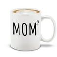 thumbnail image 1 of Shop4Ever® Mom Squared Mother of 3 Ceramic Coffee Mug Cup Gift for Mom of Three (White Handle 11 oz.), 1 of 4