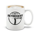 thumbnail image 1 of Shop4Ever My Retirement Plan Golfing Novelty Ceramic Coffee Mug Tea Cup Gift Golf Retiree Gift (White Handle 11 oz.), 1 of 4