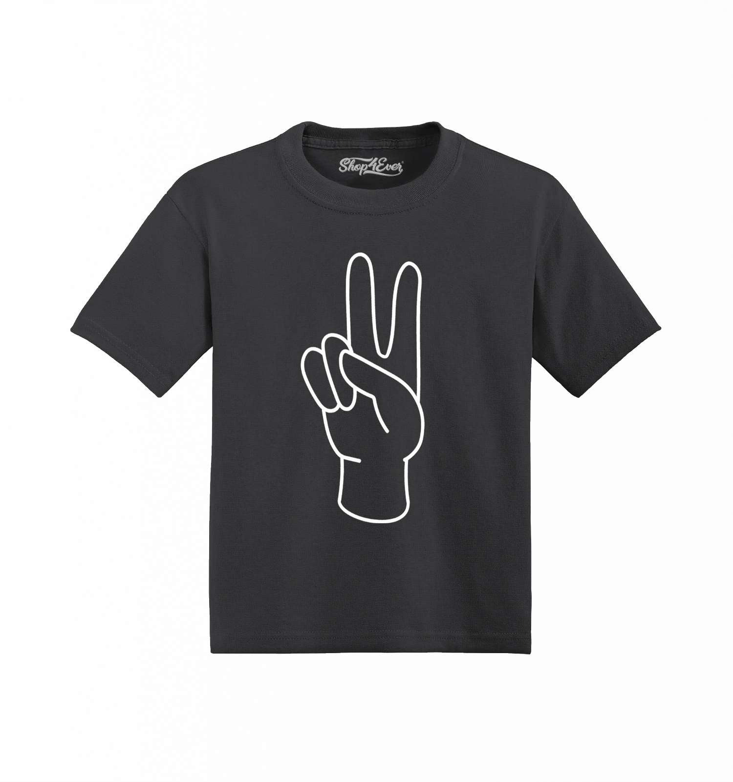 Shop4Ever Two Year Old Hand Sign 2nd Birthday Toddler's Cotton TShirt