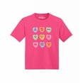 thumbnail image 1 of Shop4Ever Valentine's Day Candy Hearts Toddler's Cotton T-Shirt 4T Hot Pink, 1 of 6