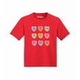 thumbnail image 1 of Shop4Ever Valentine's Day Candy Hearts Toddler's Cotton T-Shirt 4T Red, 1 of 6