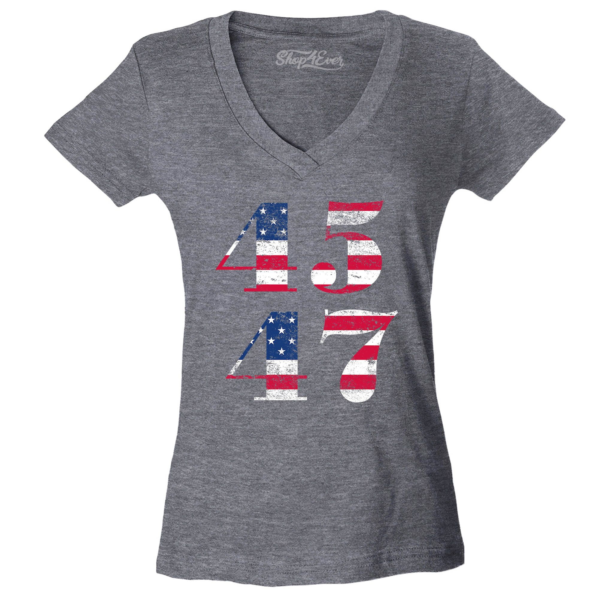 Shop4Ever Women's Proud Mom Of A 2025 Graduate Graduation Slim Fit V-Neck T-Shirt Medium Heather
