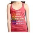 thumbnail image 1 of Shop4Ever Women's Always Unique Autism Awareness Racerback Tank Top X-Large Red, 1 of 5