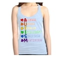 thumbnail image 1 of Shop4Ever Women's Always Unique Autism Awareness Racerback Tank Top X-Small White, 1 of 5