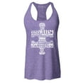 thumbnail image 1 of Shop4Ever Women's Autism Awareness Puzzle Piece Word Cloud Racerback Tank Top Large Purple, 1 of 5