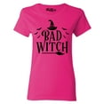 thumbnail image 1 of Shop4Ever Women's Bad Witch "BLACK" Halloween Costume Graphic T-Shirt Medium Heliconia Pink, 1 of 5