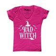 thumbnail image 1 of Shop4Ever Women's Bad Witch "WHITE" Halloween Costume Slim Fit V-Neck T-Shirt XX-Large Pink, 1 of 5
