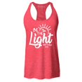 thumbnail image 1 of Shop4Ever Women's Be The Light Matthew 5:14 Racerback Tank Top Medium Red, 1 of 5