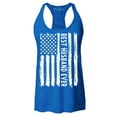 thumbnail image 1 of Shop4Ever Women's Best Husband Ever American Flag Patriotic Racerback Tank Top Medium Royal Blue, 1 of 5