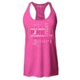 thumbnail image 1 of Shop4Ever Women's Breast Cancer Support Fight Ribbon Awareness Racerback Tank Top X-Small Fuchsia, 1 of 5