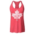 thumbnail image 1 of Shop4Ever Women's Canada Leaf The EH Team Canadian Pride Racerback Tank Top Large Red, 1 of 5