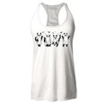 thumbnail image 1 of Shop4Ever Women's Cat Ghosts Halloween Racerback Tank Top Large White, 1 of 5