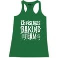 thumbnail image 1 of Shop4Ever Women's Christmas Baking Team WHITE Racerback Tank Top X-Small Kelly Green, 1 of 5