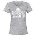 thumbnail image 1 of Shop4Ever Women's Class of 2026 Graphic T-Shirt Large Sports Grey, 1 of 5